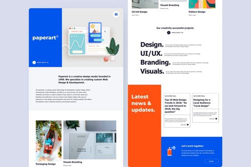 个人网站与博客网页设计的模板与工作流程